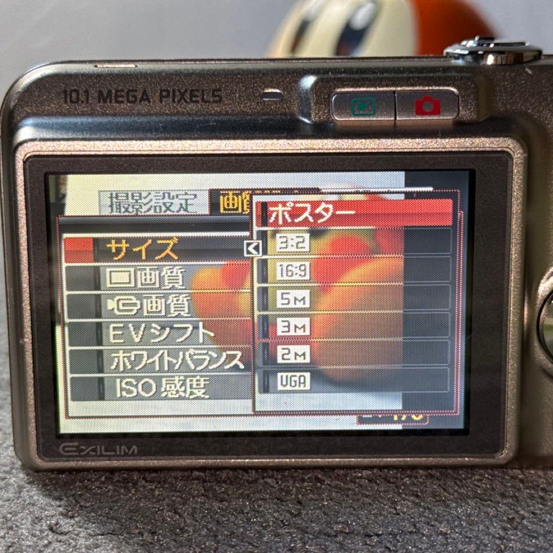 ☆動作OK CASIO EXILIM EX-Z1080 バッテリー＆SDカード付