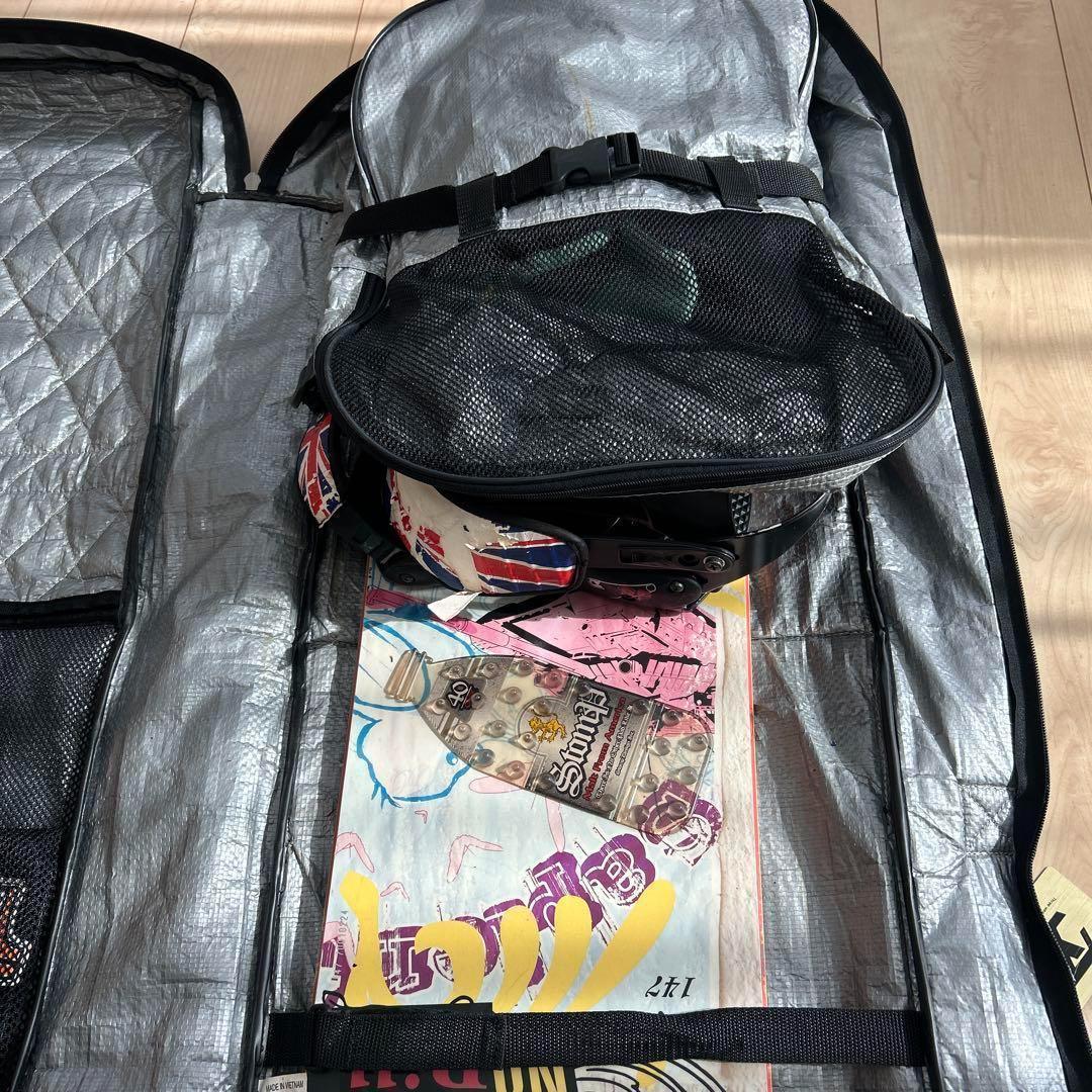 スノボ スノーボードセット デザイン ブーツ　バインディング付き