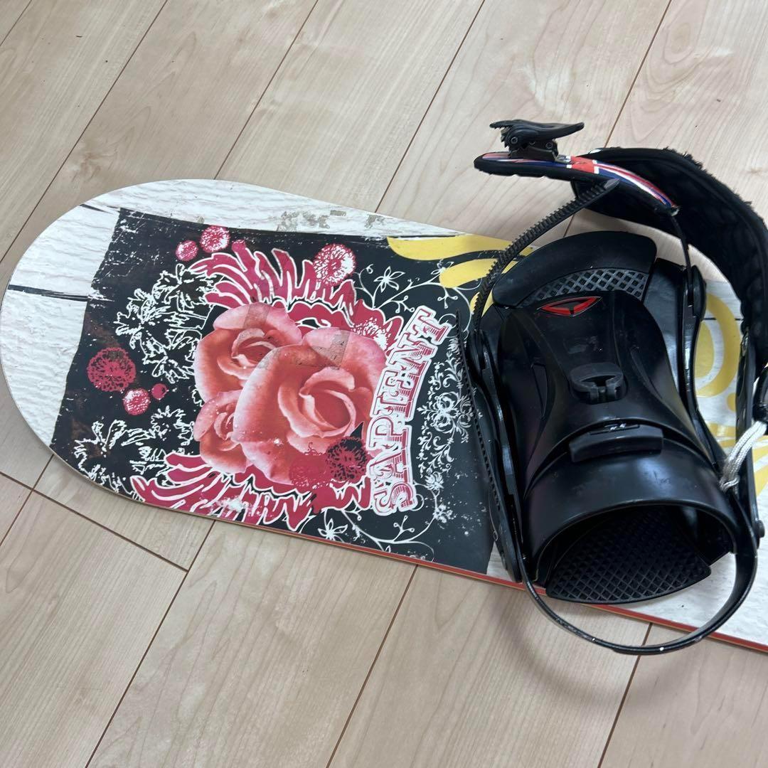 スノボ スノーボードセット デザイン ブーツ　バインディング付き