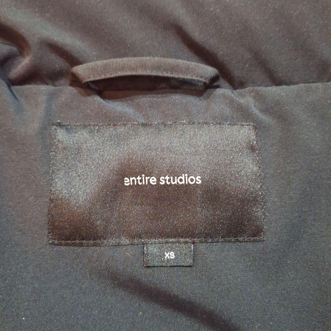entire studios PFD V2 ダウンジャケット 黒 XSサイズ
