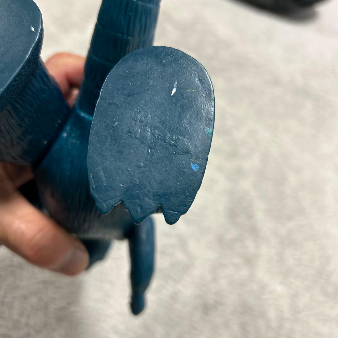 ゴジラ　50年以上前　フィギュア　赤目　 ソフビ　　ブルマァク