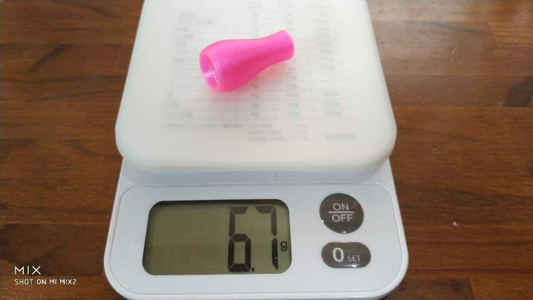 ハンドメイドノブ　J3M　TPUピンク　2個1セット