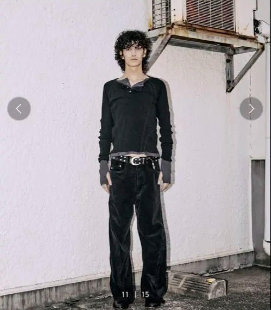 NVRFRGT25AW CONZ別注 HENLY PANELED SWEATER