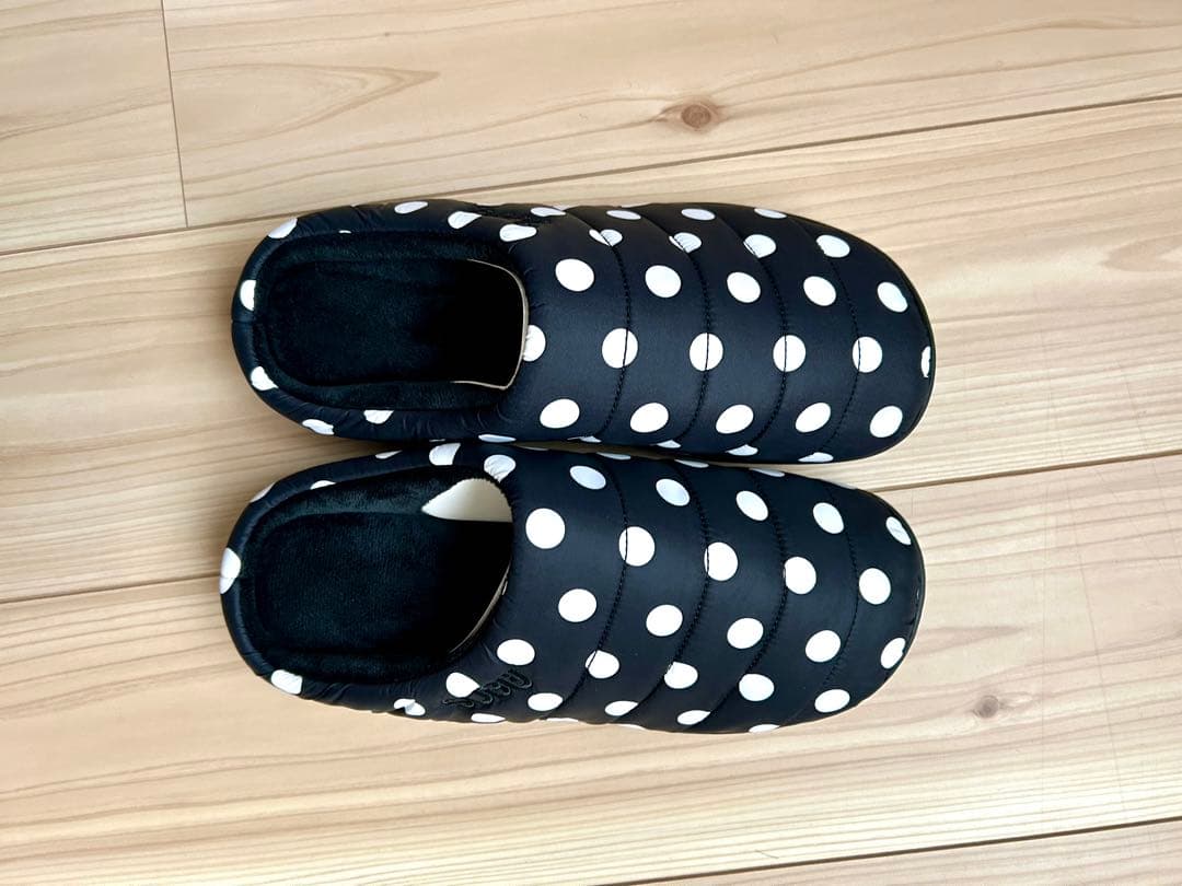 SUBU ドット柄スリッパ 24〜25.5 新品
