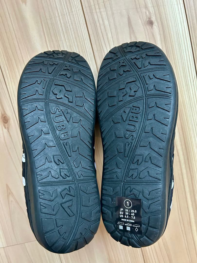SUBU ドット柄スリッパ 24〜25.5 新品