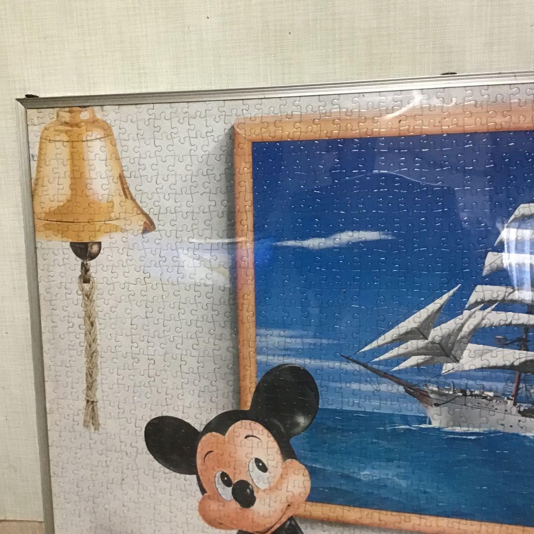ジグソーパズル　ディズニー完成品アルミフレーム　ミッキー