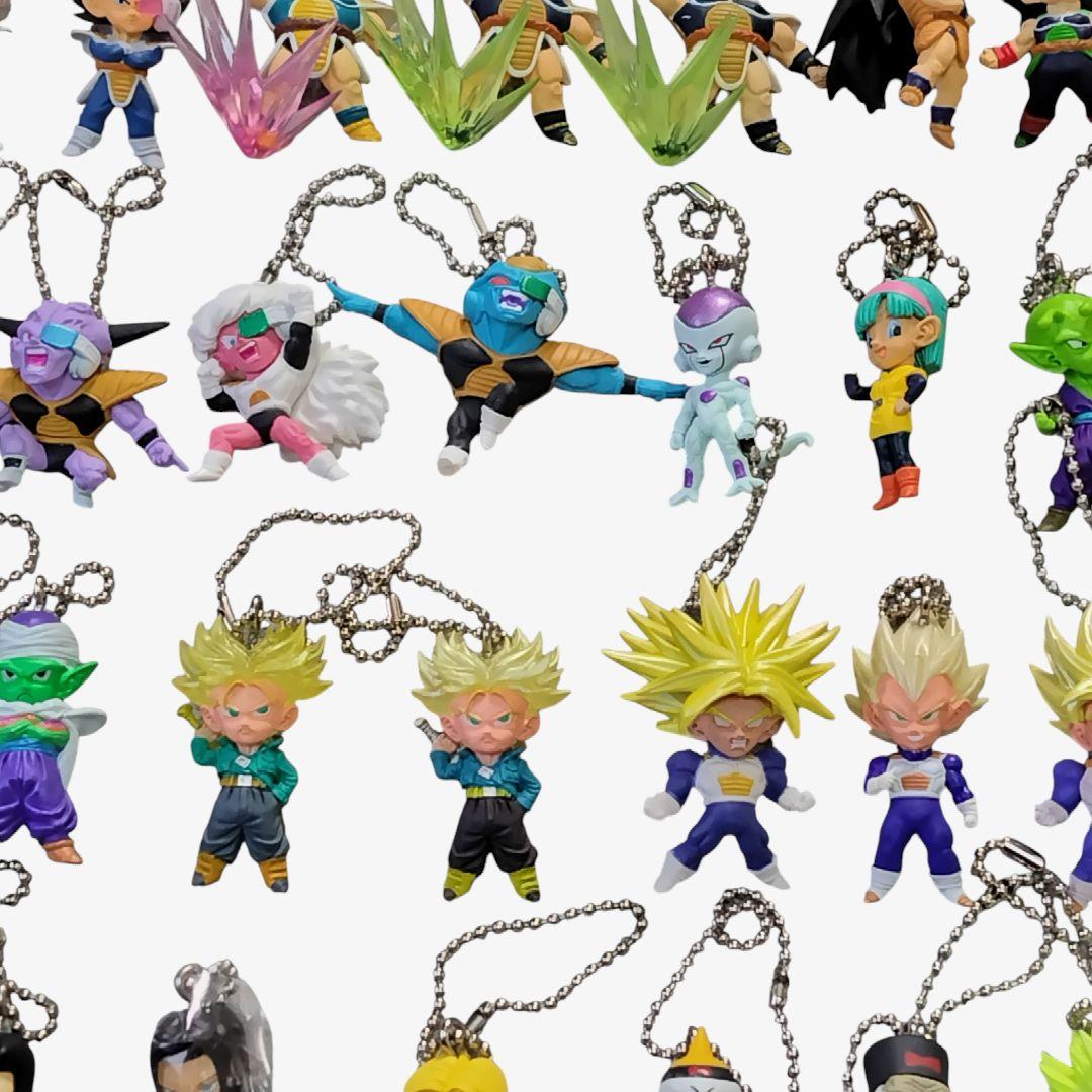 ドラゴンボール UDM まとめ売り キーホルダー スイング ストラップ 黒紐