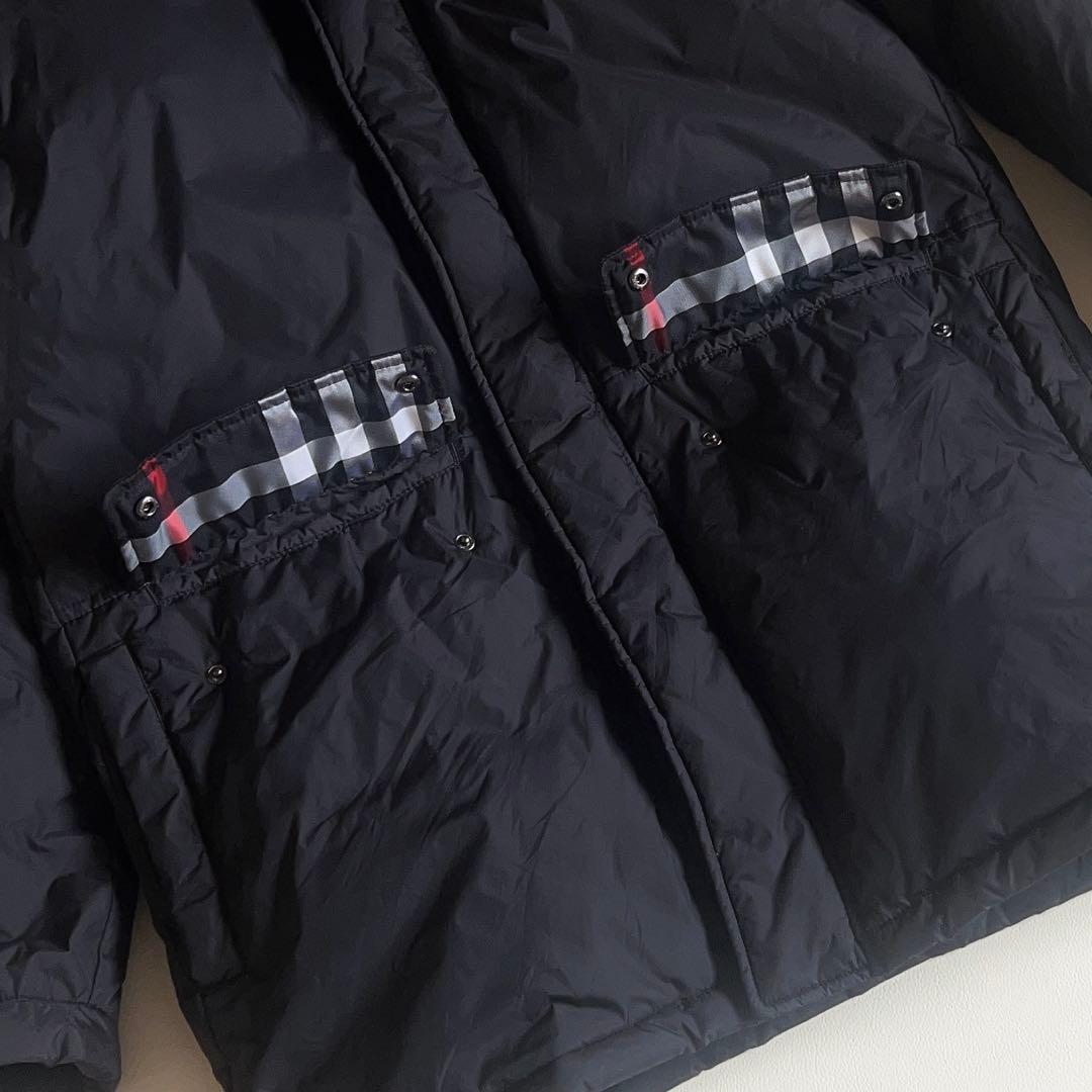 バーバリーブラックレーベルフォックスファーダウンジャケット