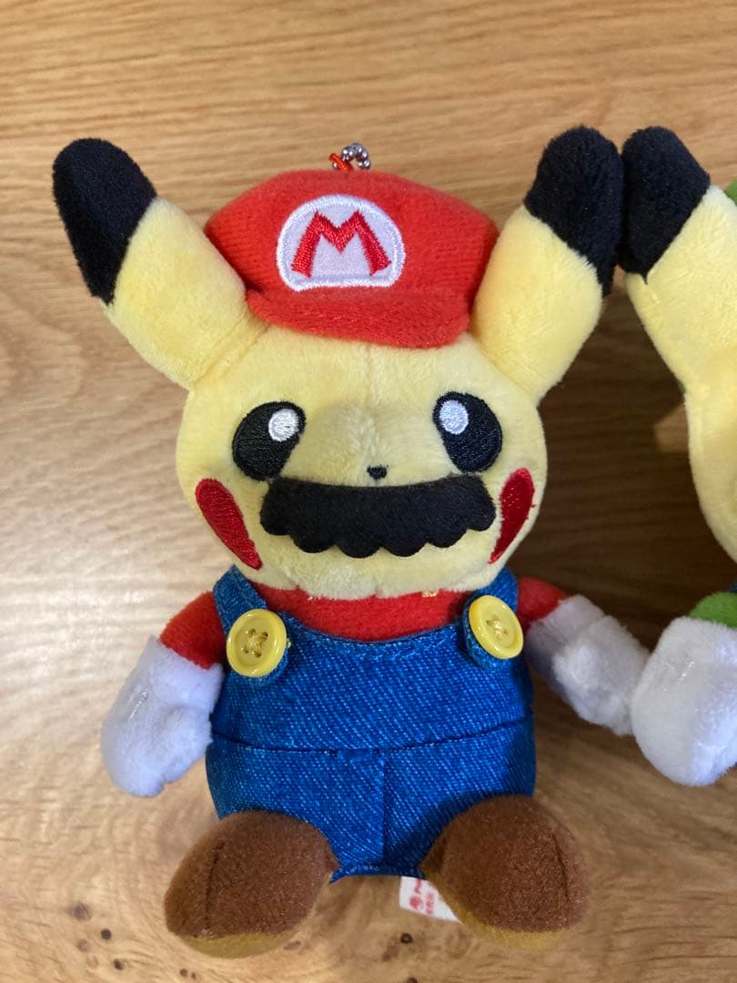 ポケモン　ぬいぐるみ　マスコット　ピカチュウ　マリオ　ルイージ　ポケモンセンター