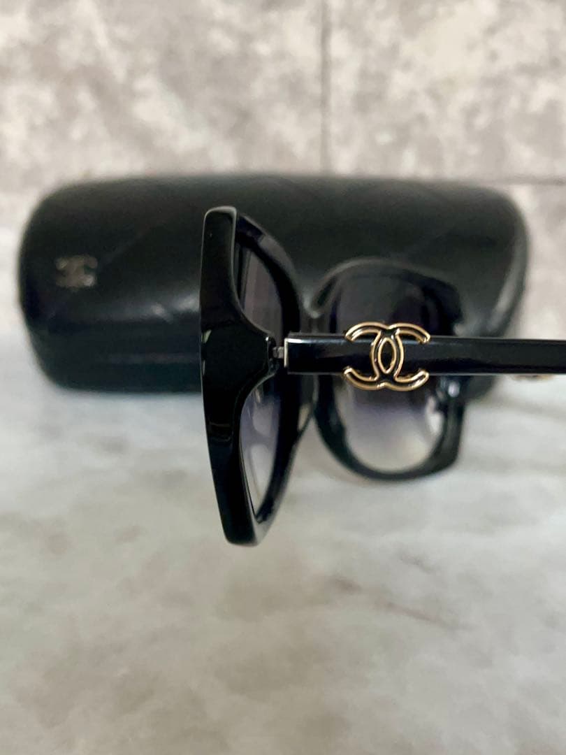【美品】CHANEL サングラス　ココマーク　ケース付き