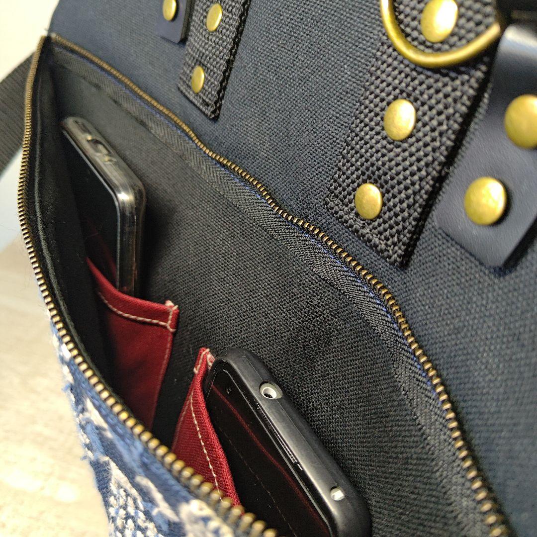 【maginko様】縦型がま口ショルダー　リュック ハンドメイド