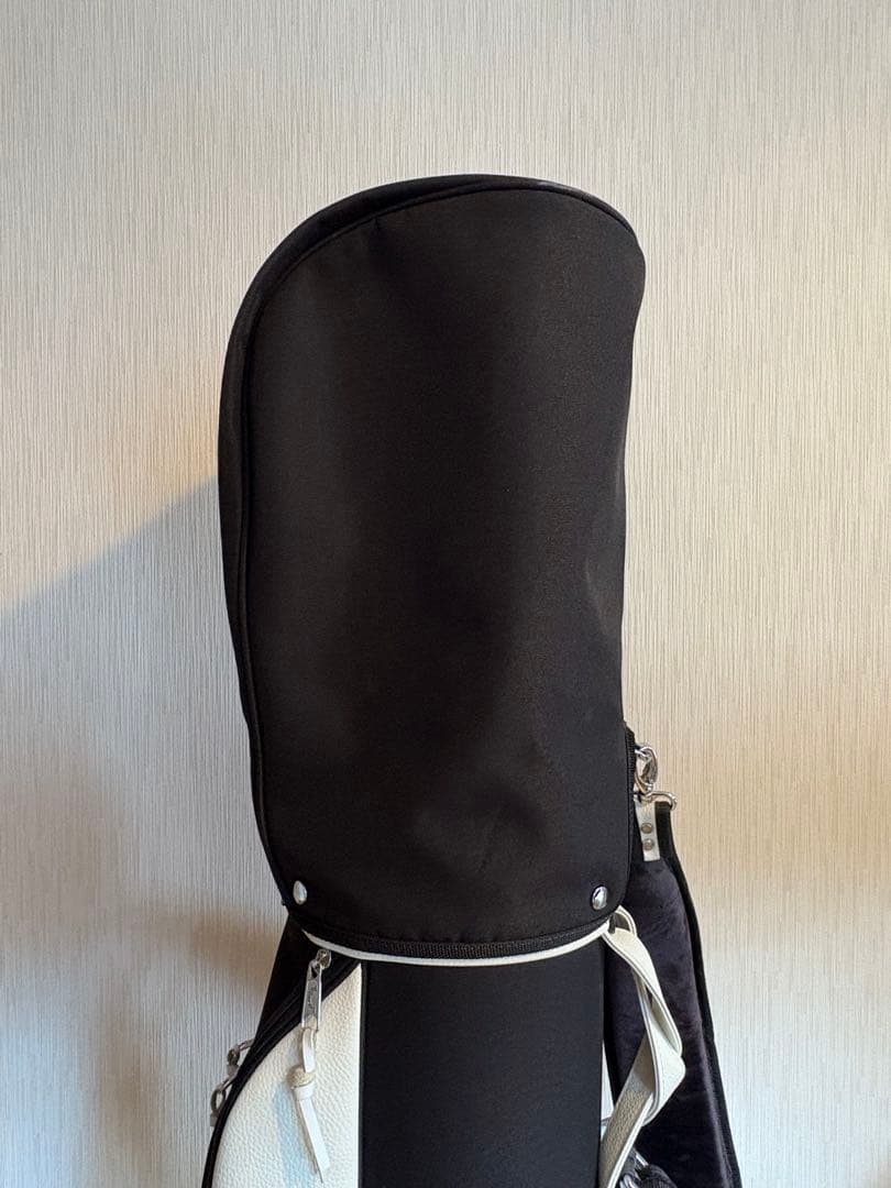 【中古美品】JONES ジョーンズ キャディバッグ ブラック/ホワイト