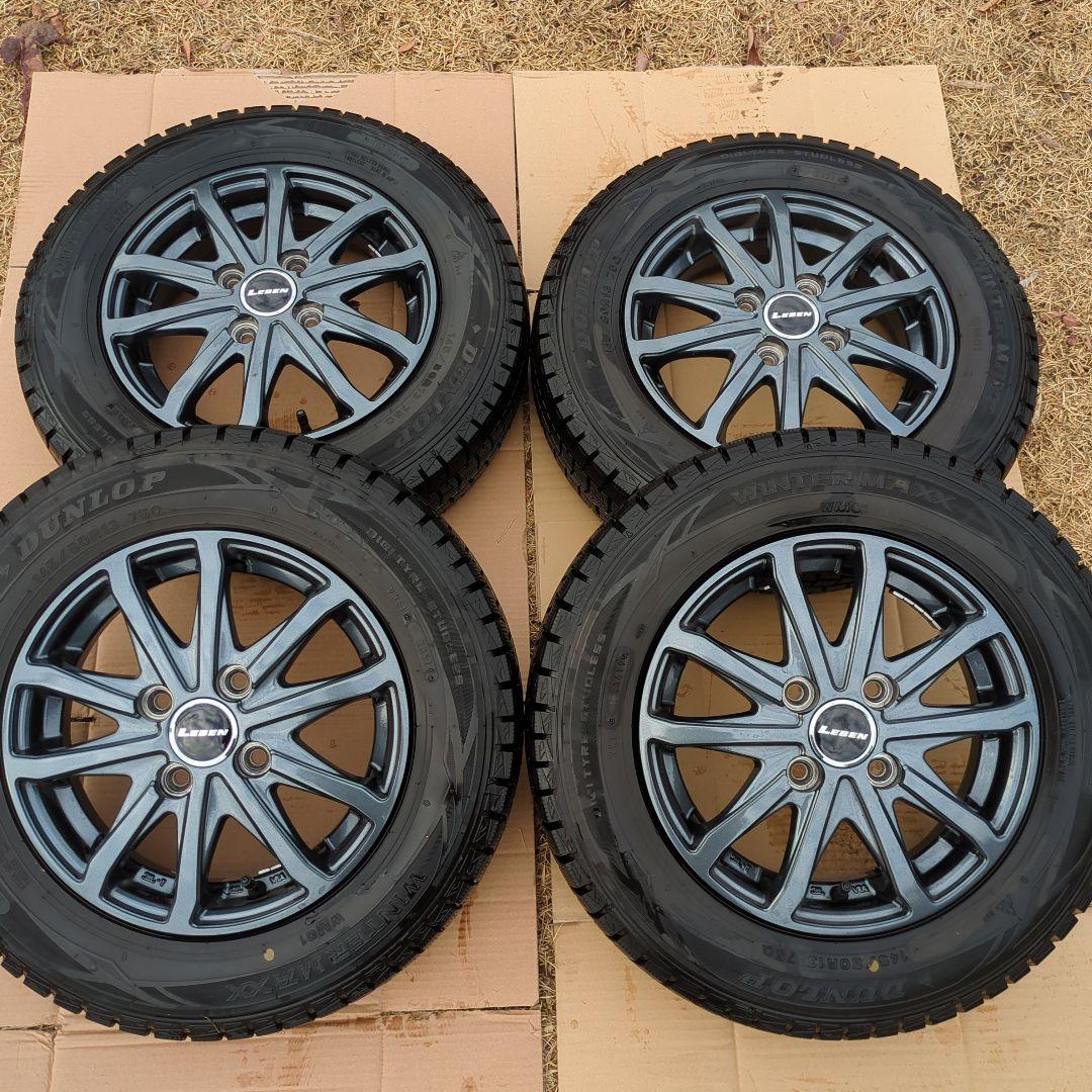 タント145/80R13 LEBEN 13インチ ホイールセット MAXXIS