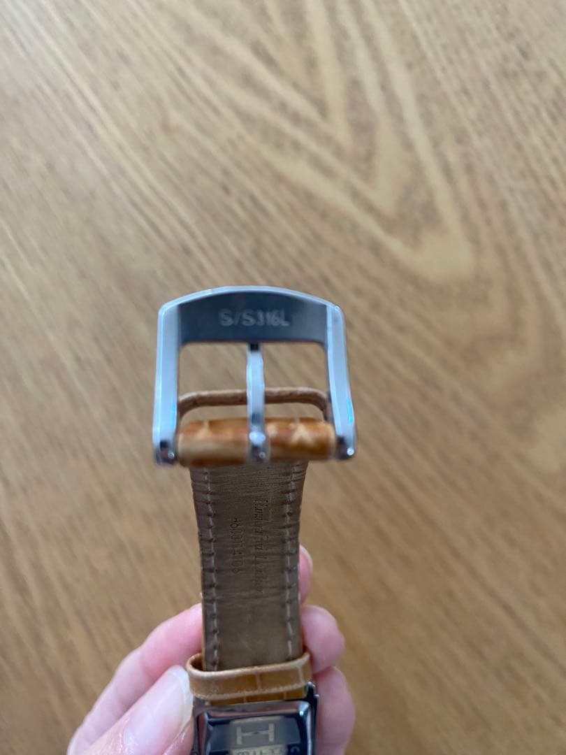 Hamilton アードモア　 長方形時計 ホワイト文字盤