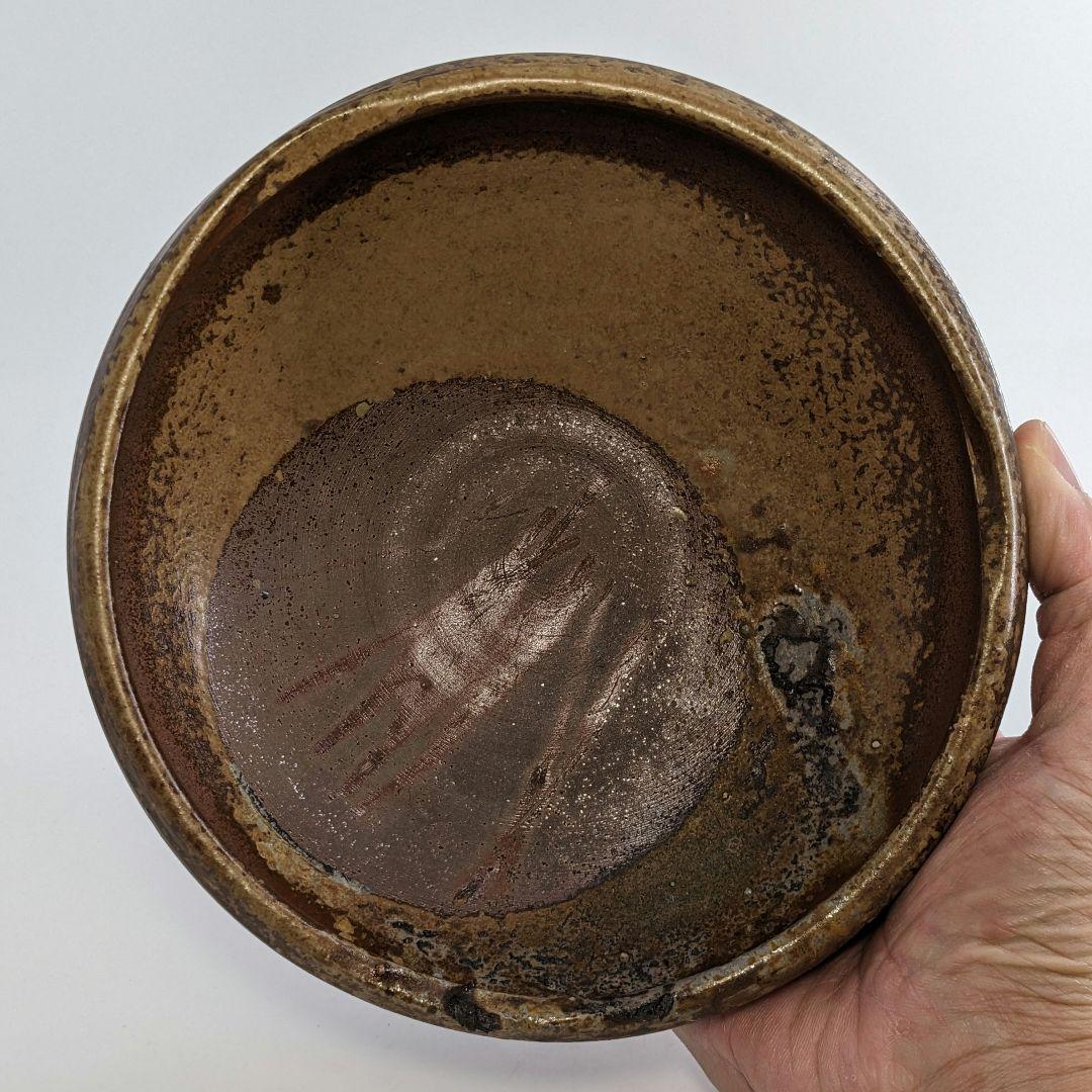 岡山県重要無形文化財 吉本正 備前焼 鉢 合箱合布 食器 皿 工芸品 菓子器