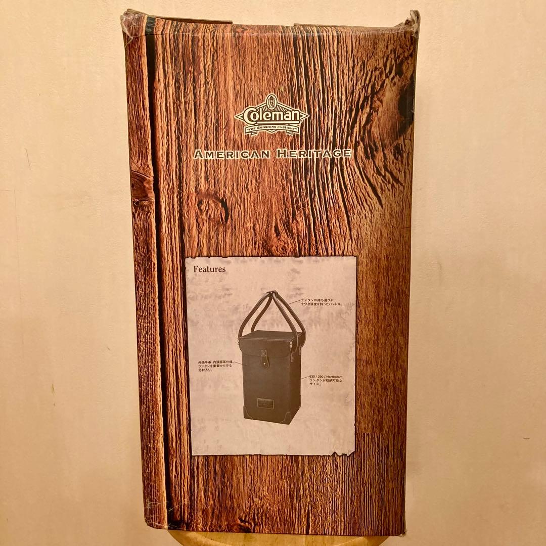 【新品未使用】コールマン アメリカンヘリテイジ レザーランタンケース