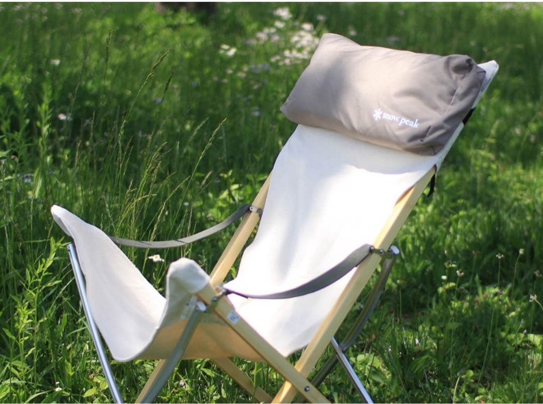 スノーピーク ローチェア30＋廃盤オットマン＋クッション