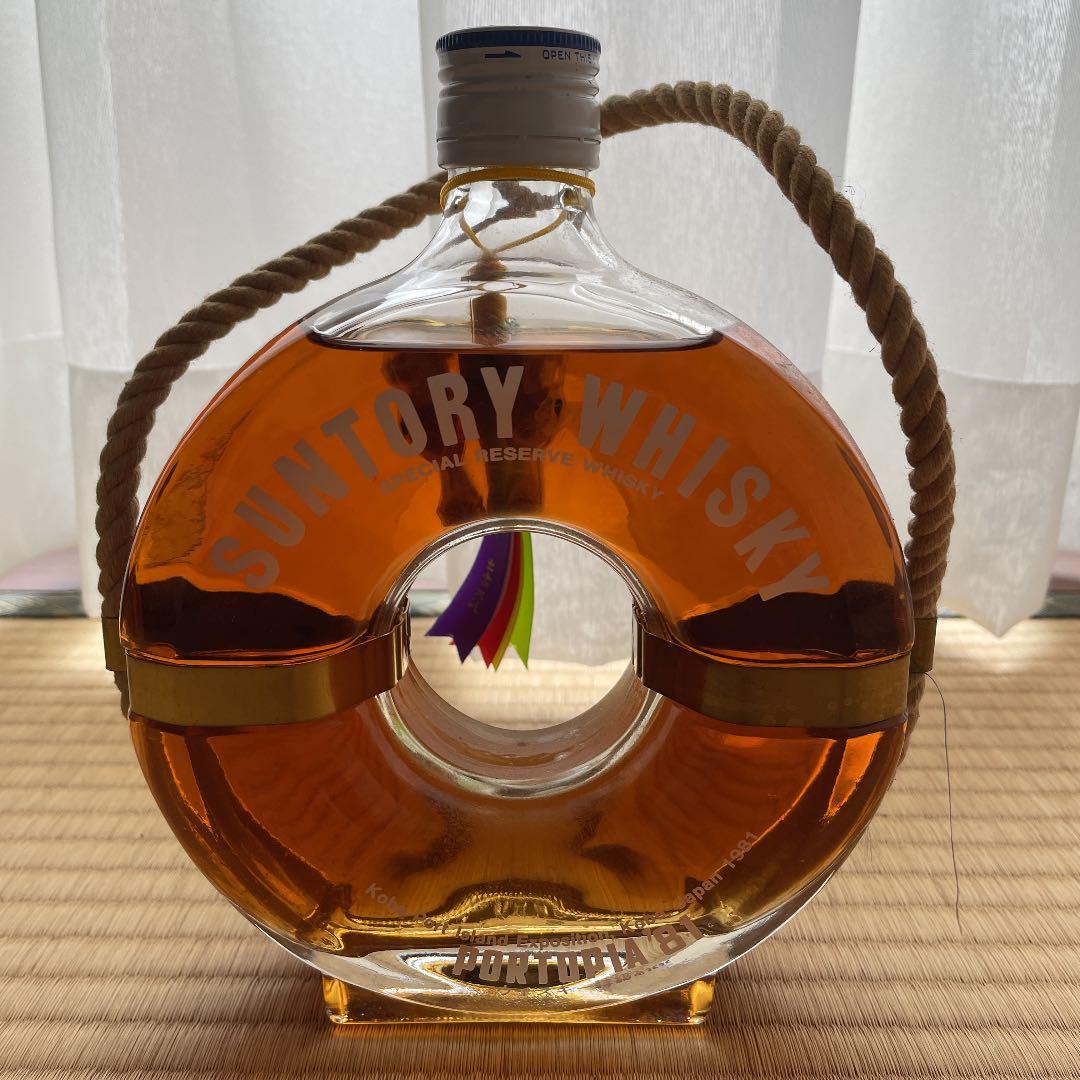 サントリーウイスキーリザーブ ポートピア81年記念ブイボトル