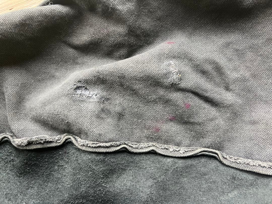 【希少】 ワールズエンド 本革×スウェード バナナバック 黒