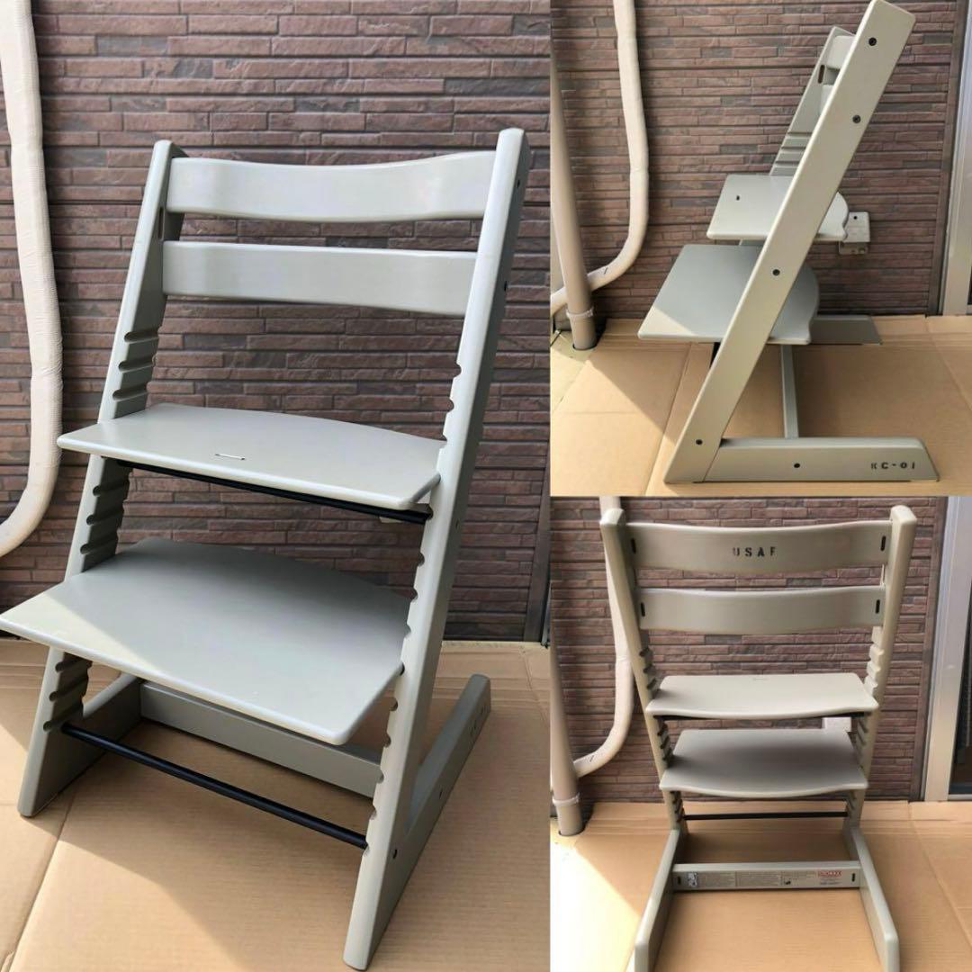 STOKKE TRIPP TRAPP ハイチェア グレー ハイチェア