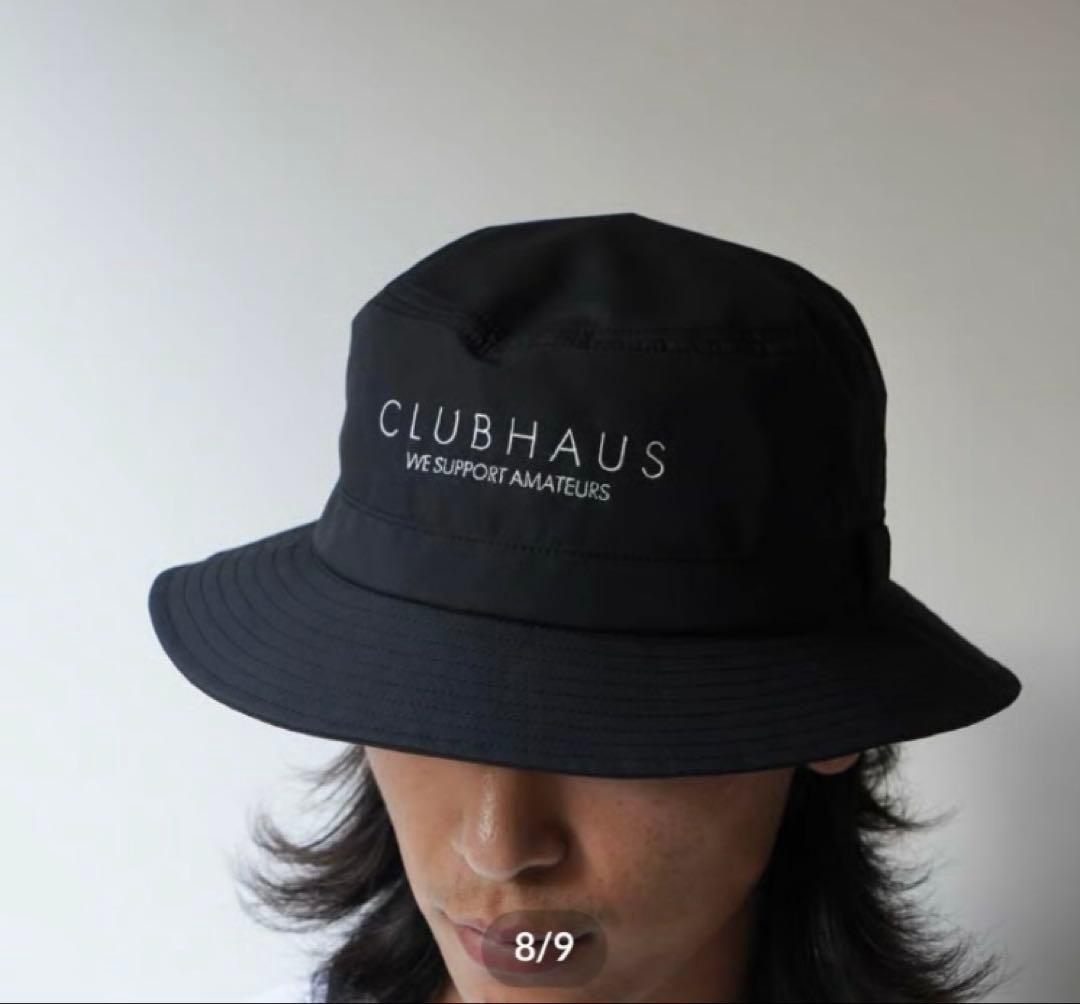 新品！Clubhaus クラブハウス　ハット　黒