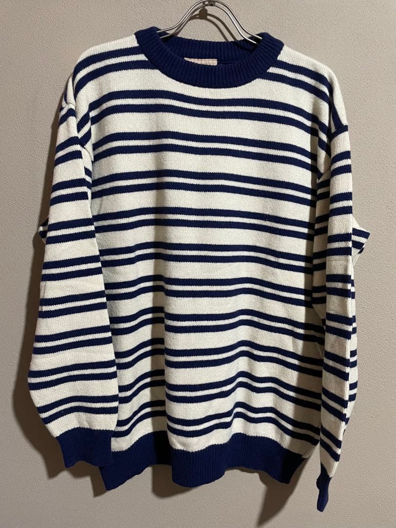 dézert ストライプ ニットセーター