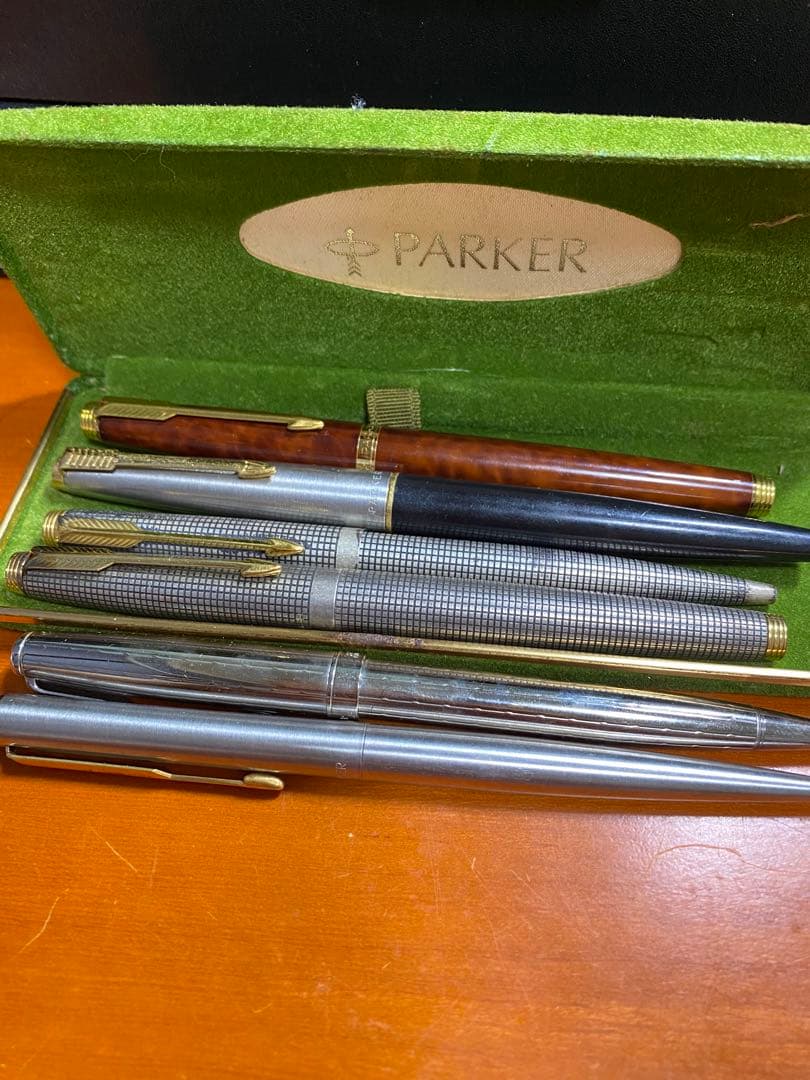 Parker 万年筆 6本セット 14k,585