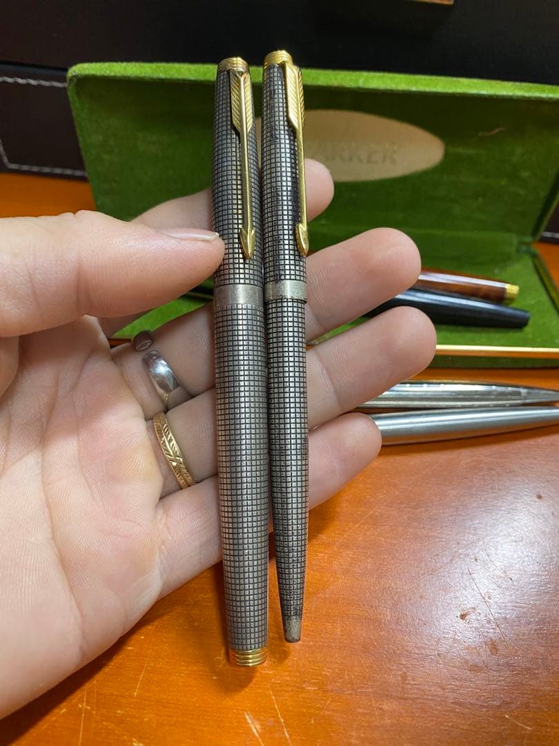 Parker 万年筆 6本セット 14k,585