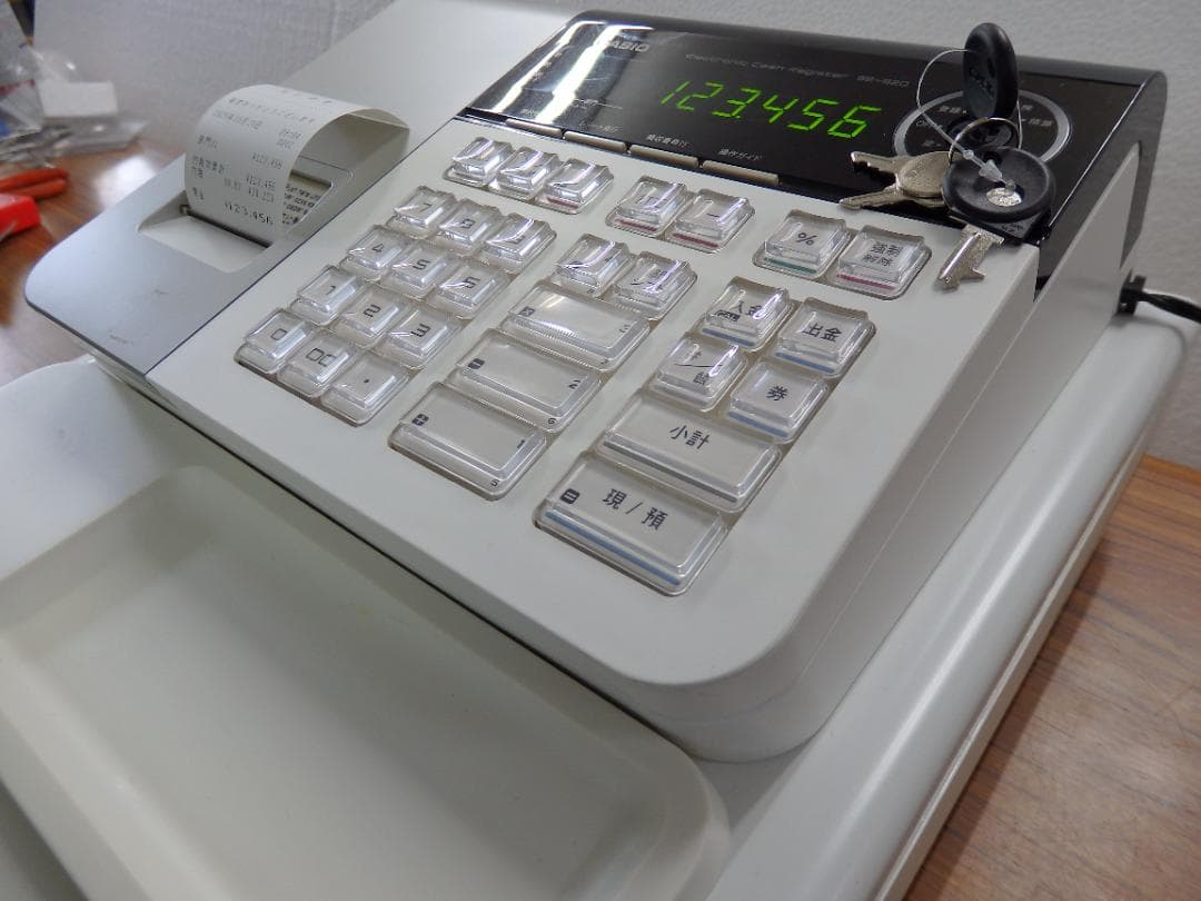 8部門 CASIO SE-S20-WE レジスター　250920