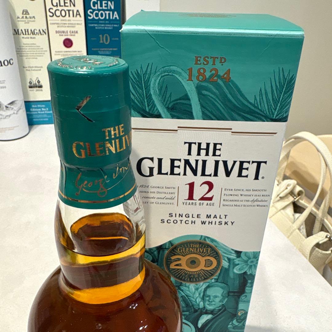 グレンリベット 12年 200周年シングルモルトウイスキー　2本セット