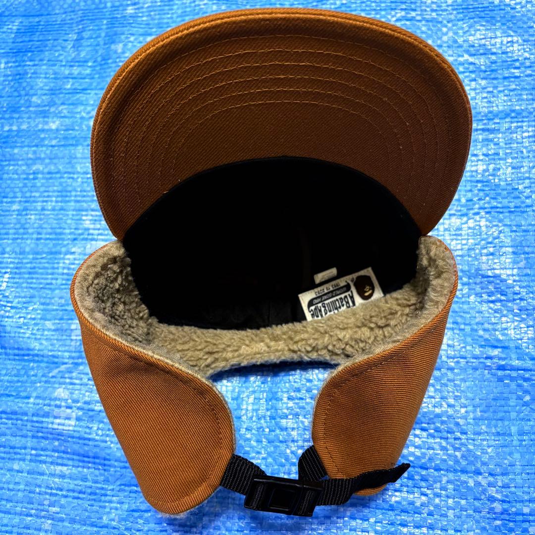 BAPE⬛︎ベイプ⬛︎フライトキャップ⬛︎ボア⬛︎キャメル