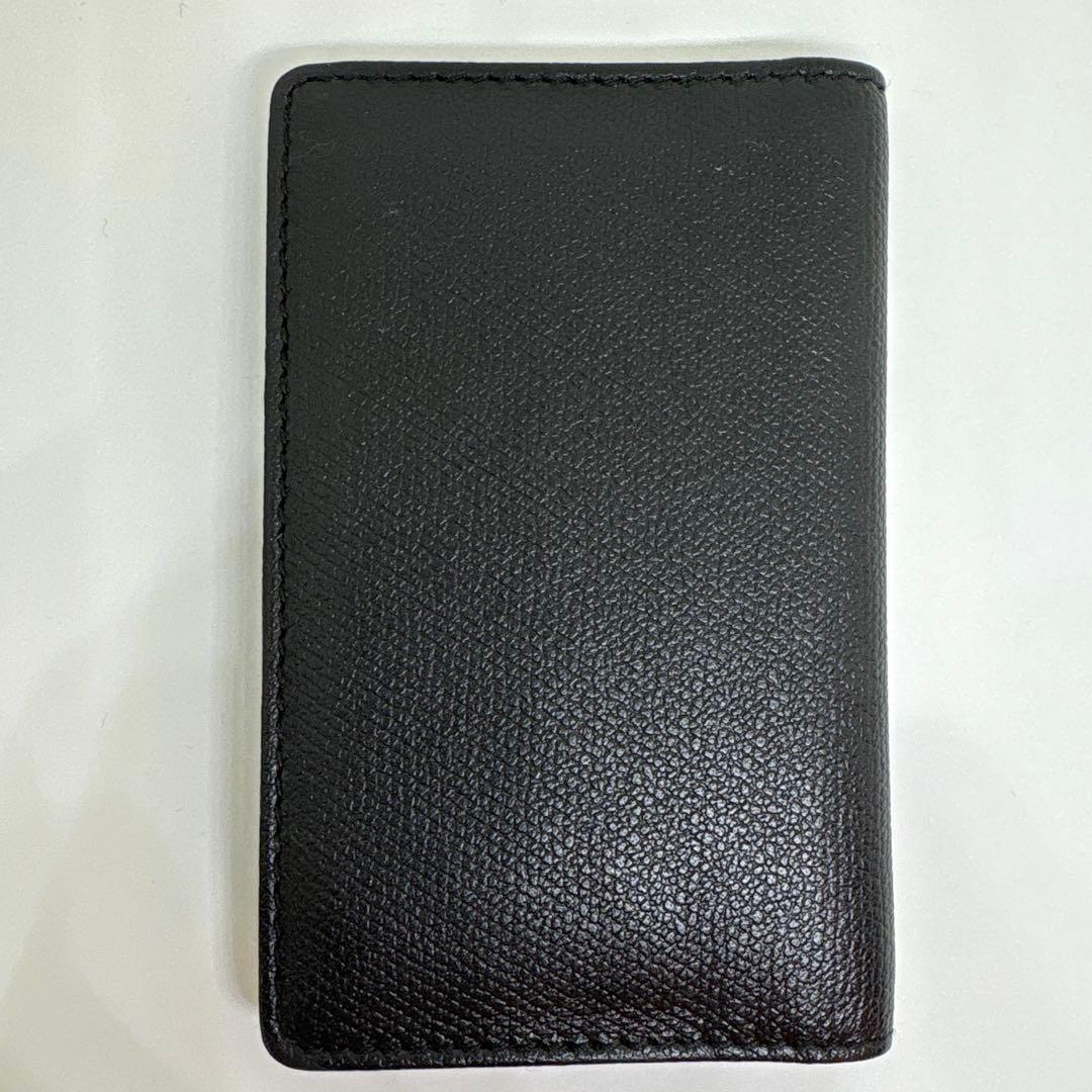 国内正規品CHANELココマークカードケース名刺二つ折りブラックゴールド金具