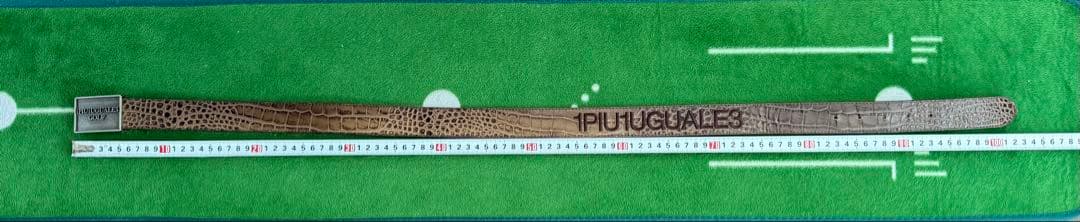 1PIU1UGUALE3 GOLF ベルト ゴルフ メンズ ウノピュウゴルフ 茶