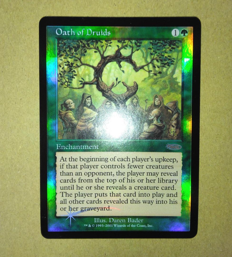 ドルイドの誓い Oath of Druids プロモ Foil 継ぎ有り
