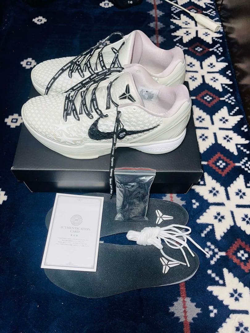 ナイキ バスケットボールシューズ ホワイト/オレンジ