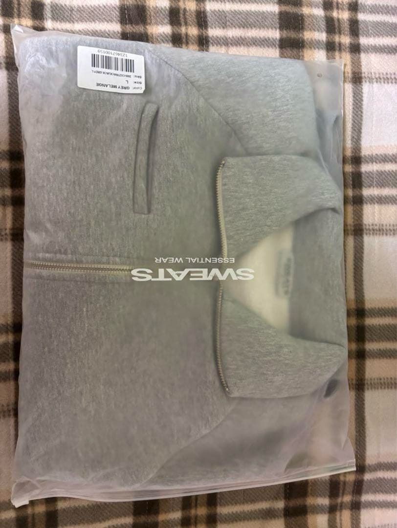 かつき君着用 sweats COZY TRACK JACKET - GREY
