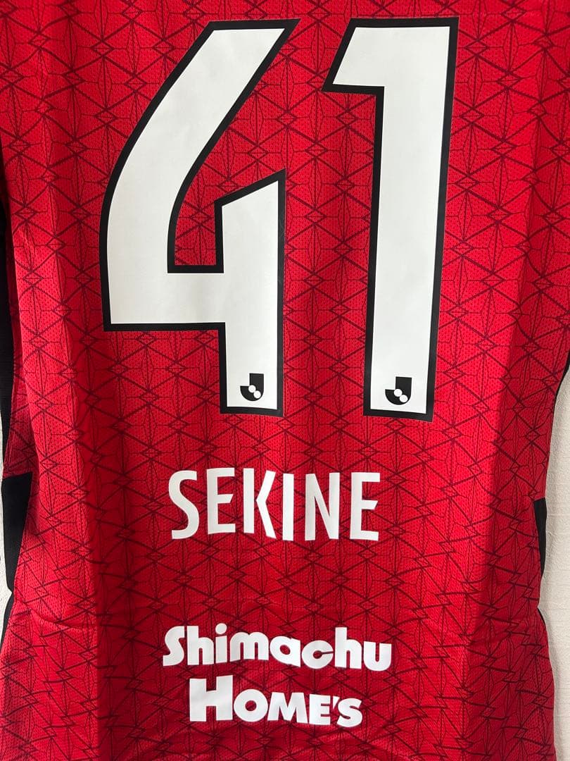 ☆送料無料☆NIKE(ナイキ)浦和レッズ2021年ホームユニフォーム☆関根貴大☆