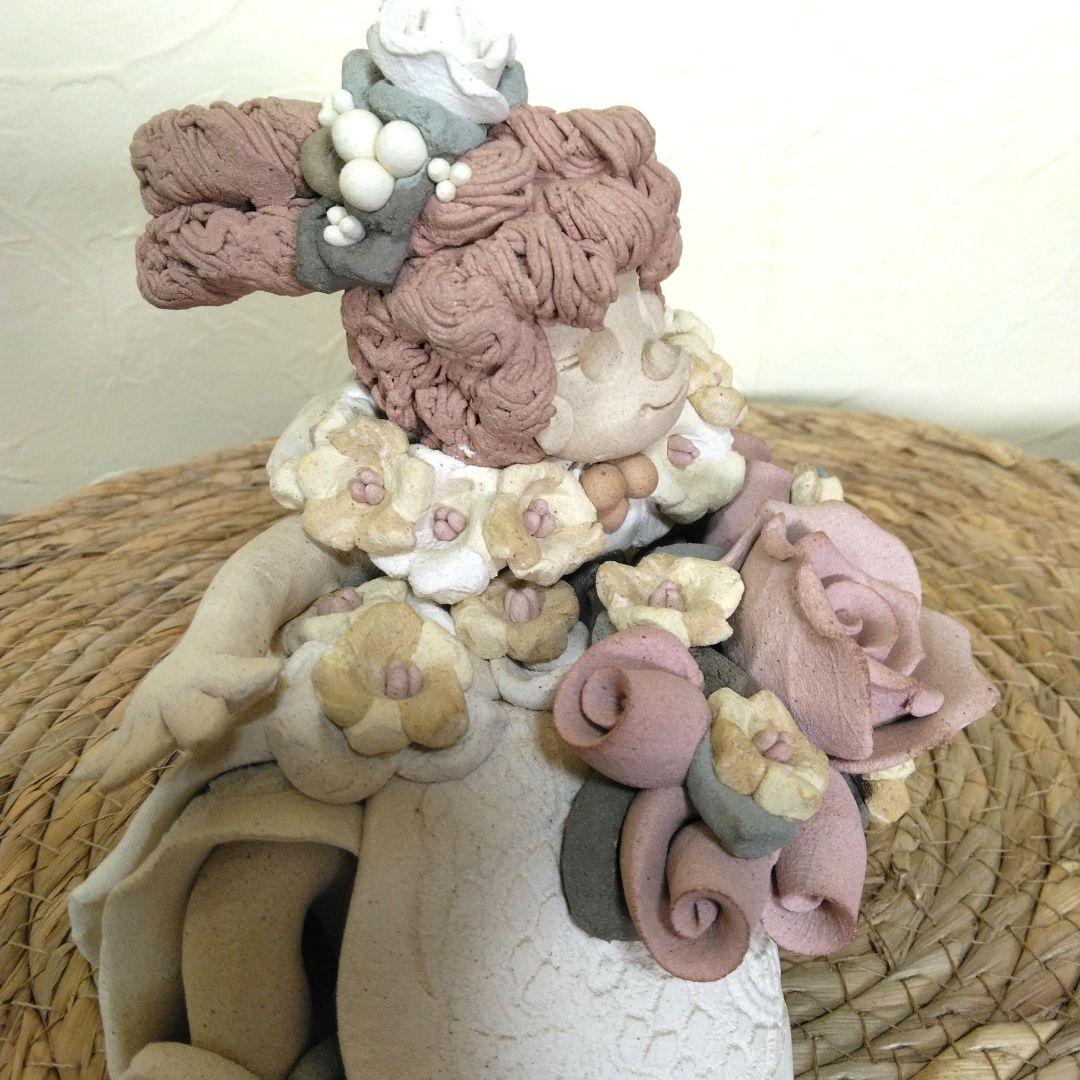 【SALE】笠間焼 陶芸 小林一富美作 森の妖精 ウエディング♡