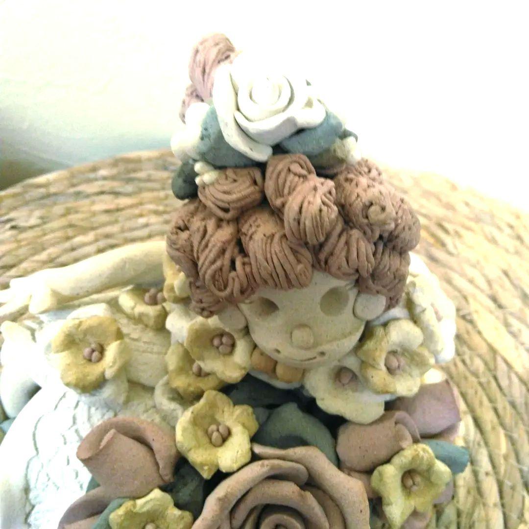 【SALE】笠間焼 陶芸 小林一富美作 森の妖精 ウエディング♡