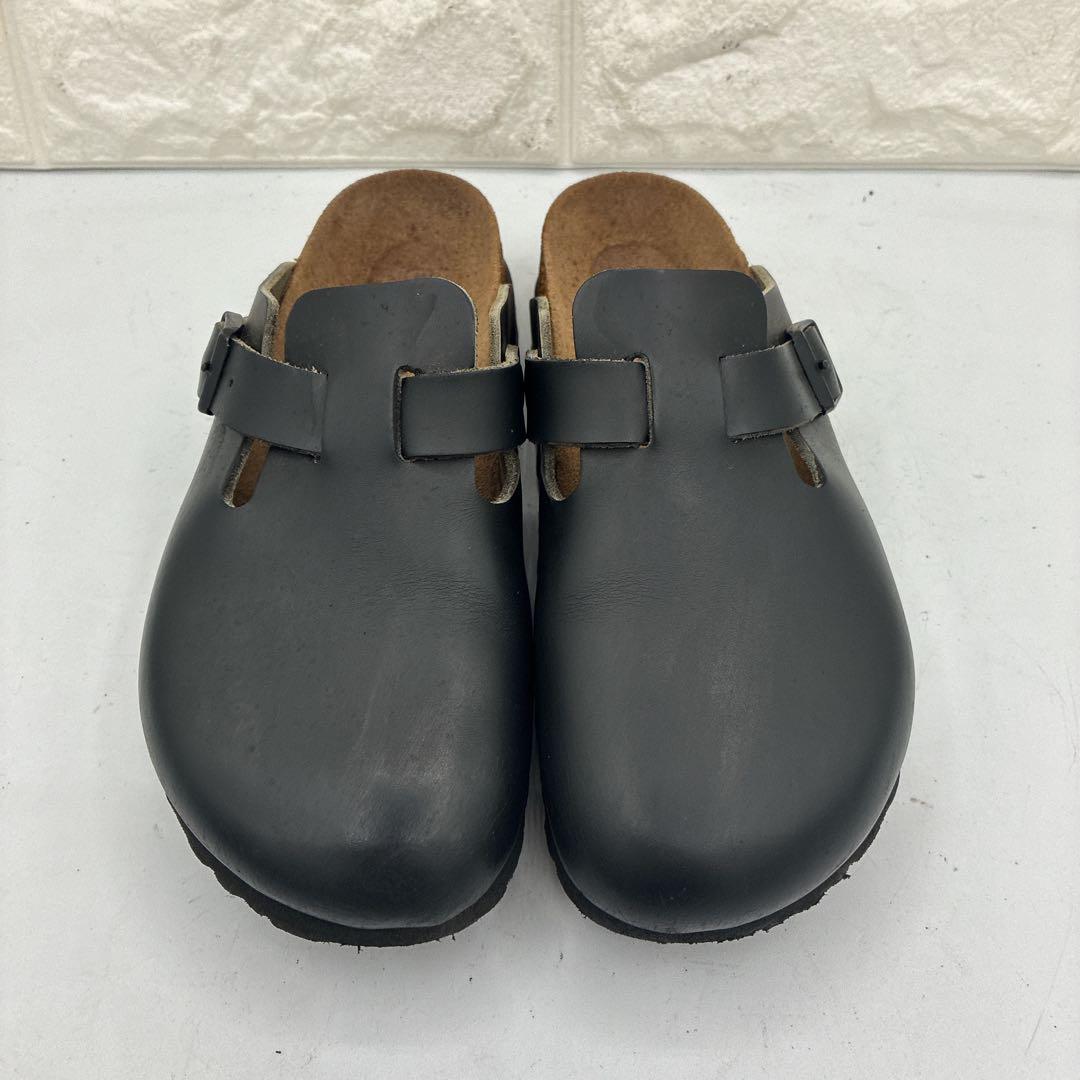 【良品】ビルケンシュトック ボストン サボサンダル 23cm ブラック ナロー幅