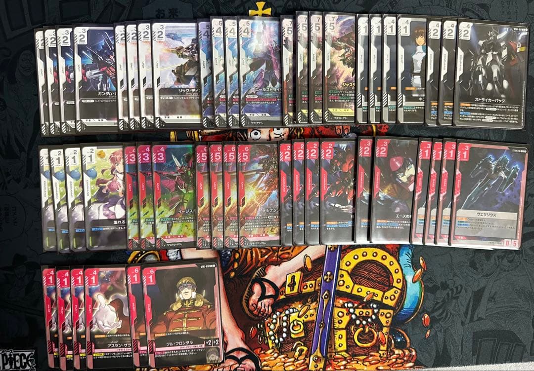 ガンダムカード　赤白SEED 赤白デッキ