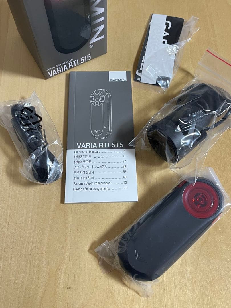 未使用 GARMIN Varia RTL515 リアビューレーダー
