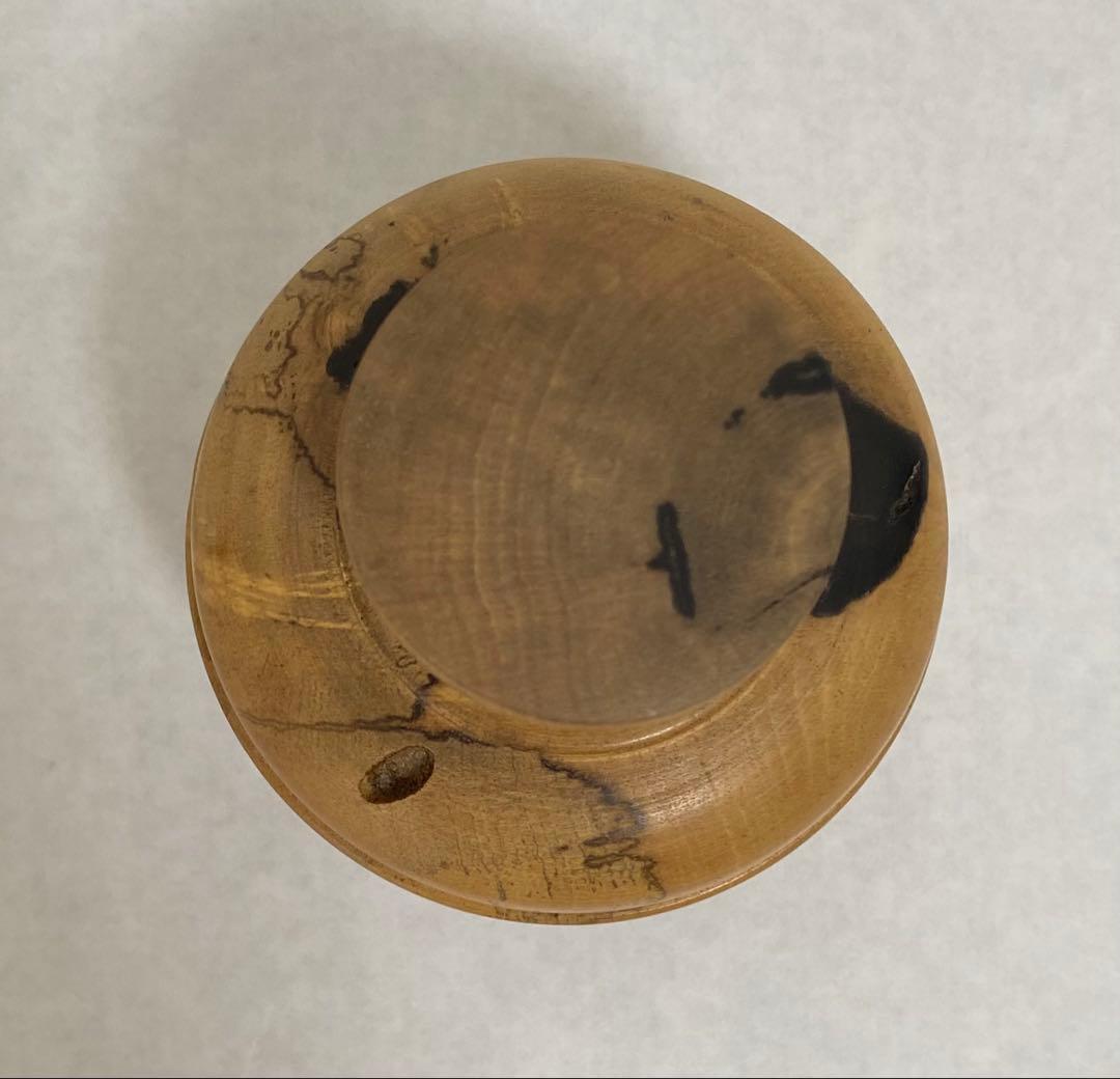 黒柿茶托 5客と茶入れのセット