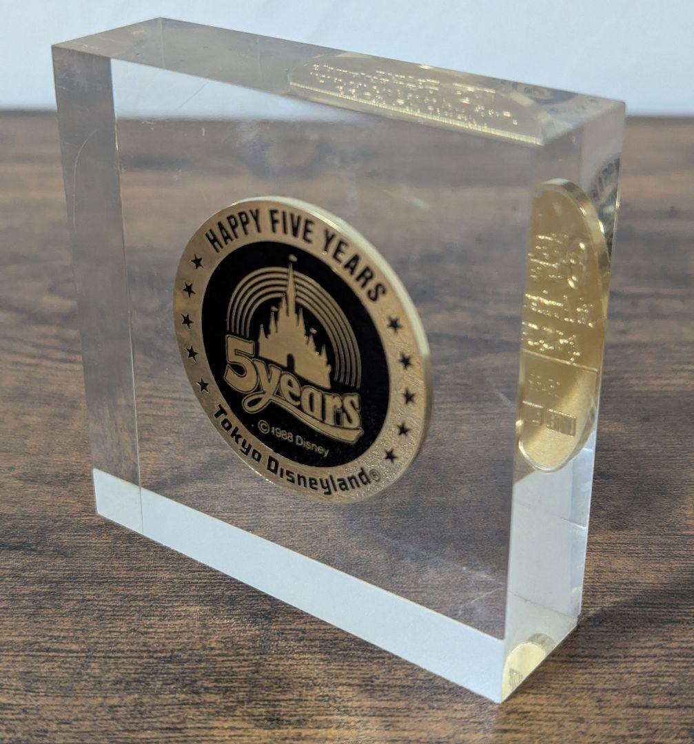 '88 TDL Happy Five Years ペーパーウェイト