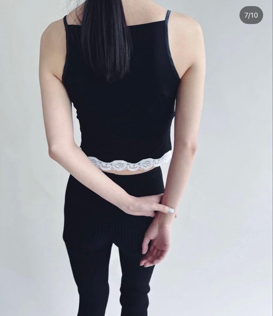 edit for lulu ♡ lace trim camisole