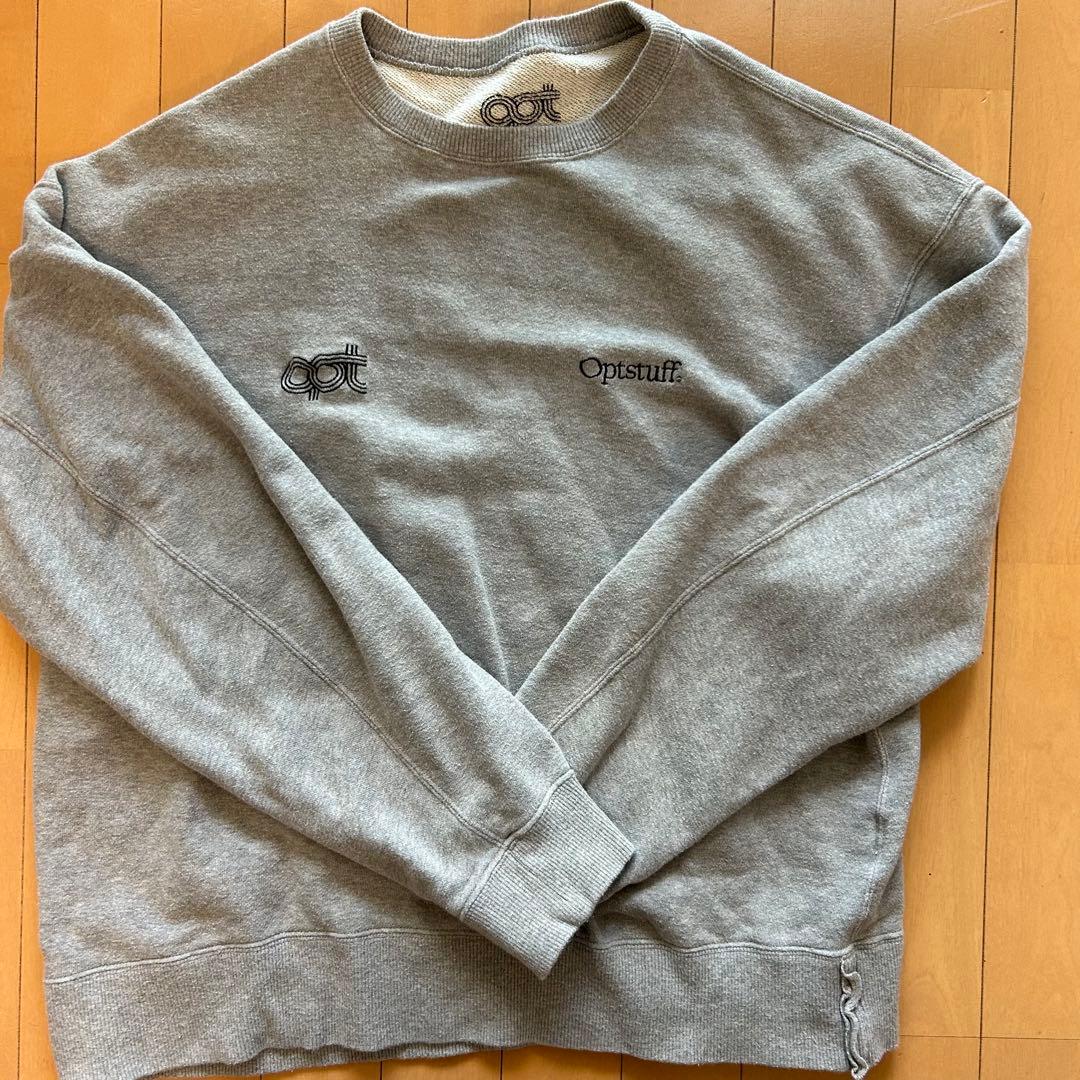 トップス opt stuff crew neck sweat shirts (gray)