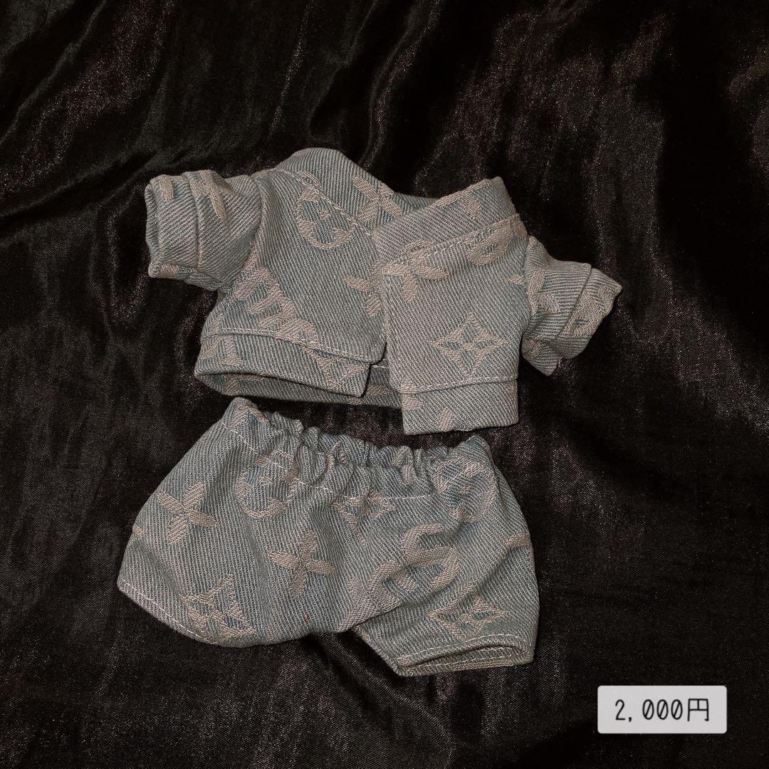 20cm ぬいぐるみ用 ぬい服 帽子 ジャージ セットアップ 上下