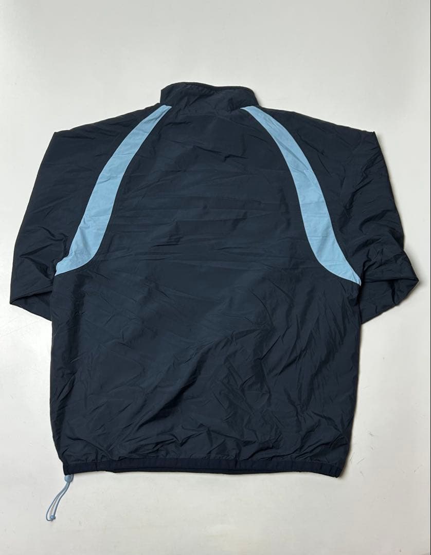 adidas レアル・マドリード　ハーフジップ　サッカーウェア　ネイビー　XO