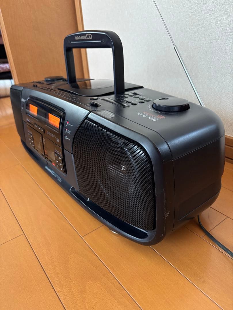 バブルラジカセ　SONY CFD-700 CDダブルラジカセ　動作品