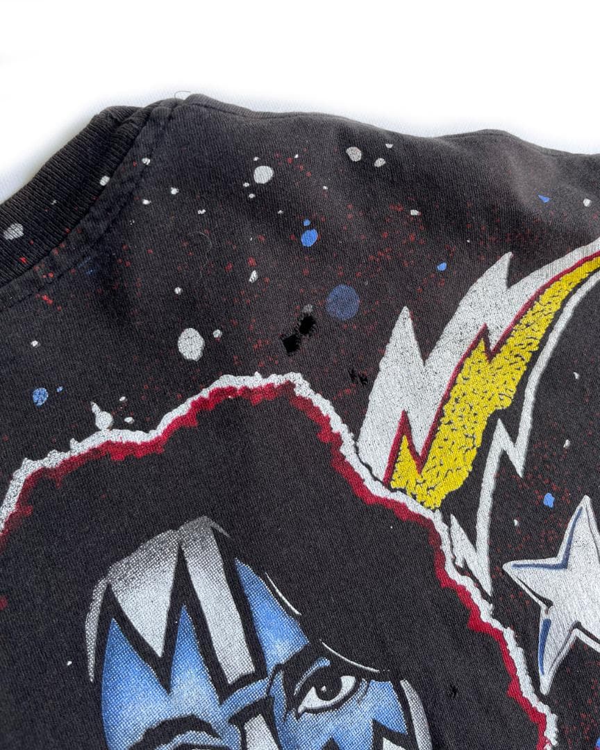 90's USA製 \" KISS \" 総プリント バンド Tシャツ